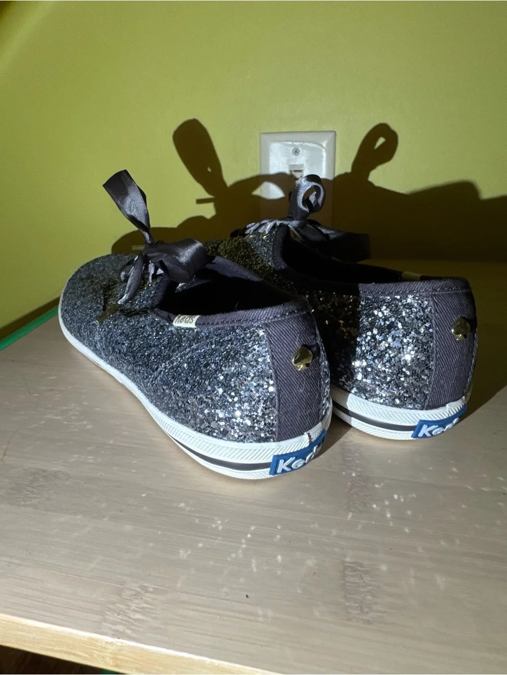 Kate Spade Glitter Keds Blue